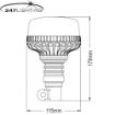 Picture of Amber LED Pole Mount Trekker Beacon